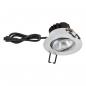 Preview: EVN PC650061502 COB-LED Deckeneinbauleuchte 6W 3000K Chrom IP65 (Einbaudurchmesser 68 mm)