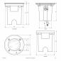 Preview: EVN LED Bodeneinbauleuchte, IP67 mit Justierschraube PC67107002A