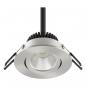 Preview: EVN LED Decken-Einbaustrahler mit warmweißem Licht dimmbar  rund schwenkbar EDS IP20 6W 3000K 528lm EinbauØ68