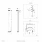 Preview: EVN LED Wegeleuchte mit schwenkbarem Kopf, IP54 PL54151002