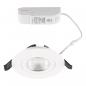 Preview: EVN PS54140102 COB LED Deckeneinbauleuchte Weiß 14W 3000K schwenkbar • Einbaudurchmesser: 100 mm