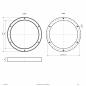 Preview: EVN LED Deckenanbauleuchte mit CCT Switch RAT800925