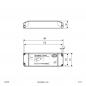 Preview: Netzgerät 24V/DC - 15-50W - IP20 - Primär: 220-240V/AC dimmbar mit Phasenan- und Phasenabschnitt-Dimmer