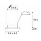 Preview: SLV 1001171 DOLIX OUT LED Einbaustrahler QPAR51 silbergrau - Feuchtraum geeignet