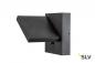 Preview: SLV 1002990 ABRIDOR Outdoor LED Wandleuchte Bewegungssensor schwenkbar IP55 anthrazit