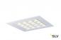 Preview: SLV 1003077 PAVONO 600x600 LED Deckeneinbauleuchte weiß 4000K UGR<=16