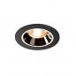Preview: SLV 1003774 NUMINOS DL S Indoor LED Deckeneinbauleuchte schwarz/chrom 2700K 40° inkl. Blattfedern