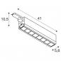Preview: SLV 1004686 3~ SIGHT MOVE 3 Phasen System Leuchte schwarz 3000K