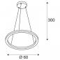 Preview: SLV 1004760 ONE 60 PD PHASE UP/DOWN Indoor LED Pendelleuchte weiß CCT switch 2700/3000K