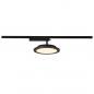 Preview: SLV 1004935 PANEL TRACK round 200mm 1 Phasen Spot schwarz 18W 3000K