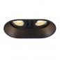 Preview: SLV 1006121 HORN double QPAR51 Deckeneinbauleuchte schwarz