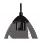 Preview: SLV 1006159 PARA CONE GL GU10 Pendelleuchte schwarz / transparent