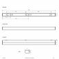 Preview: EVN SR44211425 FLAT MIRROR LED Spiegelleuchte 900 mm 10–21 W 3000–5700 K IP44