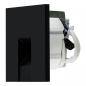 Preview: EVN W240902 MURUS LED-Wandeinbauleuchte quadratisch 70 lm 3000 K Schwarz Einbaudurchmesser 60 mm