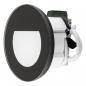 Preview: EVN W800902 MURUS LED Wandeinbauleuchte 1,5W 3000K 35lm Schwarz Einbaudurchmesser 60 mm