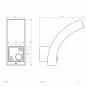 Preview: EVN FONI WL54021502S LED Wandleuchte mit Bewegungs- und Dämmerungssensor 5,5 W 3000 K 310 lm IP54 Anthrazit