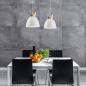 Preview: Bioledex Junges Wohnen Pendelleuchte Esszimmerlampe 2x E27 weiß Metall, Holz