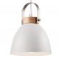 Preview: Bioledex Junges Wohnen Pendelleuchte Esszimmerlampe 2x E27 weiß Metall, Holz