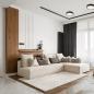 Preview: Bioledex Junges Wohnen Deckenleuchte in Wenge aus Holz und Glas