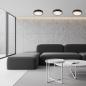 Preview: Bioledex Junges Wohnen Deckenleuchte in Wenge aus Holz und Glas