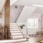 Preview: Bioledex Junges Wohnen Deckenleuchte 27cm in Kiefer aus Holz und Glas