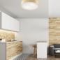 Preview: Bioledex Junges Wohnen Deckenleuchte 37cm in Kiefer aus Holz und Glas