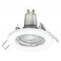 Preview: OSRAM 5er Set Spotlight  LED Einbauleuchten in Weiß warmweiße GU10 LED´s, Einbaudurchmesser 60 mm, Einbautiefe 140 mm