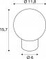 Preview: SLV 1007364 TINY SUN Tischleuchte G9 IP20 kupfer