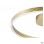 Preview: SLV 1008548 ONE, Wand- und Deckenaufbauleuchte, rund, 2700/3000 K, 23 W, PHASE, 130°, messing