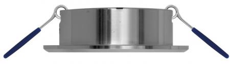 Schwenkbare Einbauleuchte Aluminium satiniert MOA DISC 12V 45° Mobilux