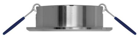 Schwarzer schwenkbarer Einbaustrahler MOA DISC 12V 45° Mobilux 01600025