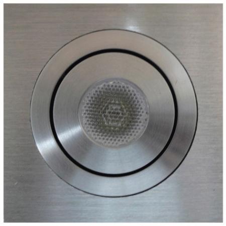 LED-Einbauleuchte schwenkbar MOA 3960 2,2W 6000K 25° Q LED alu gebürstet Mobilux