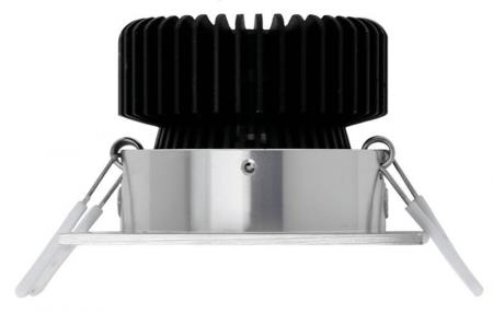 MOBILUX LED Einbauleuchte MOBiDIM COB POWER 12W R 3000K alu gebürstet