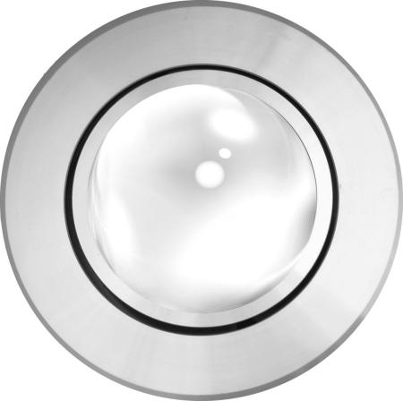 MOBILUX LED-Glaslinsen Einbaustrahler MOBiDIM COB COLOR R 9W Magenta/Rot/Gelb alu poliert