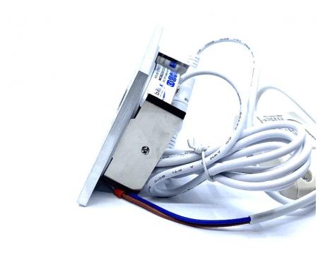 Mobilux Profi LED-Einbaustrahler MOBiDIM COB SLIM IP65 Q 9W 3000K 60° alu gebürstet
