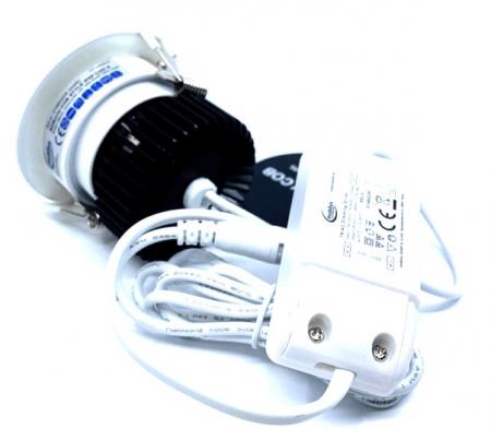 MOBILUX Bad LED Einbaustrahler MOBiDIM COB STYLE IP65 R 11,5W D2W 45° weiß