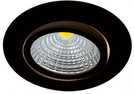 MOBILUX Schwenkbarer Einbaustrahler MOBiDIM COB SLIM DIM2WARM 8,5W 60° schwarz