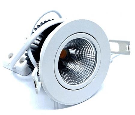 MOBILUX LED-Einbauleuchte MOBiDIM COB POWER 12W R 4000K Weiß