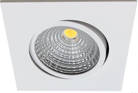 Weiße MOBiDAL LED Einbauleuchte COB CLASSIC 10W Q 3000K 45° Mobilux