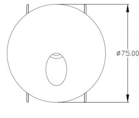 LED Wallwasher Schalterdose R 3000K Wandeinbauleuchte weiß Mobilux