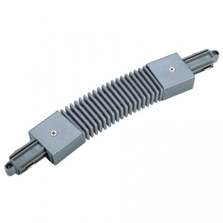 SLV 143112 Flexverbinder für 1-Phasen HV-Stromschiene, silbergrau