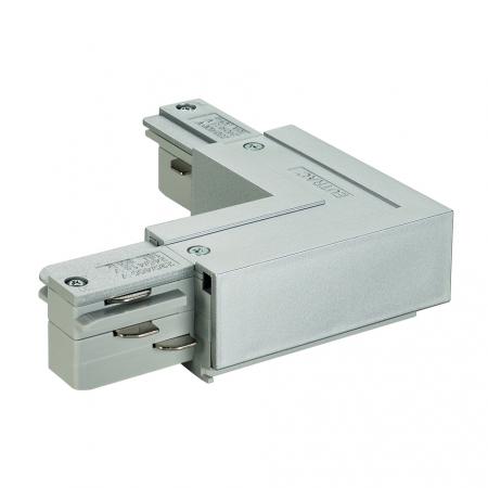 SLV 145674 EUTRAC L-Verbinder Erde aussen, silbergrau
