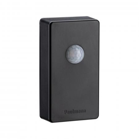 Paulmann Plug & Shine Funksteuerung mit Dämmerungssensor und Bewegungsmelder – ZigBee IP44 Anthrazit