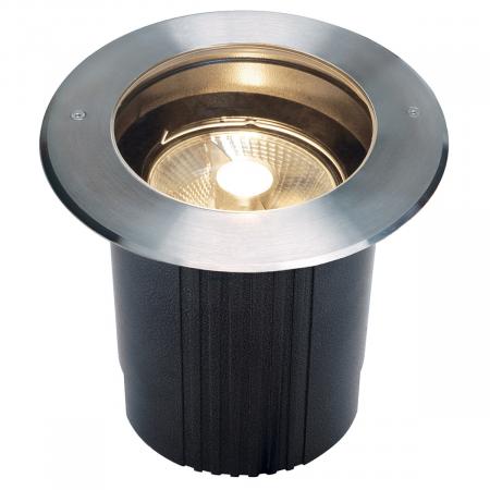 SLV 229230 DASAR ES111 Begehbare Bodeneinbauleuchte rund Edelstahl IP67
