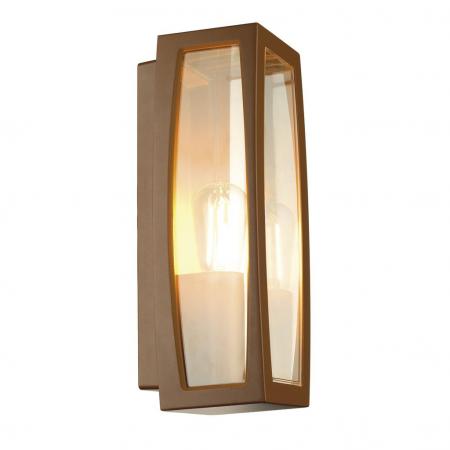 SLV 230657 MERIDIAN BOX Mediterrane Aussen Wandleuchte rost IP54