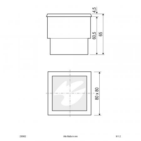 EVN LED Bodeneinbau Leuchte LED Stein IP67 0.8W 3000K 45lm