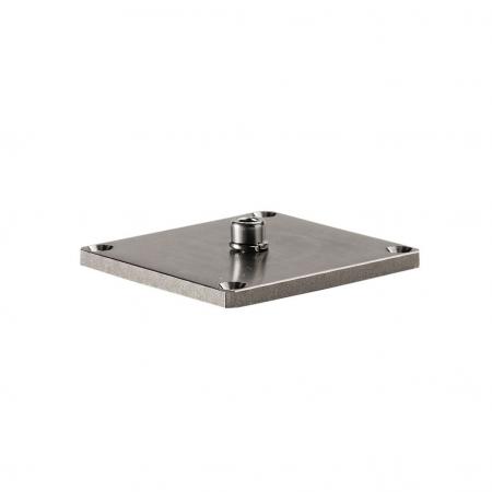 SLV 233582 Montageplatte für DASAR LED PROJECTOR, Edelstahl, 7 x 7 cm