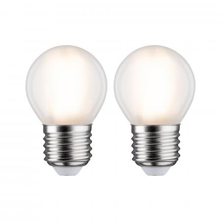 Paulmann 28639 LED Fil 2er Tropfen 470lm E27 2700K matt 5W