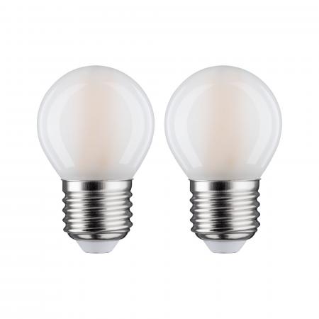 Paulmann 28639 LED Fil 2er Tropfen 470lm E27 2700K matt 5W