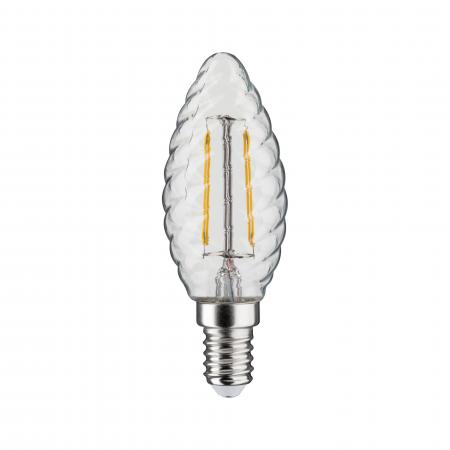 Paulmann 28707 LED Kerze gedreht E14 4.7W wie 40W klar 2700K warmes Licht